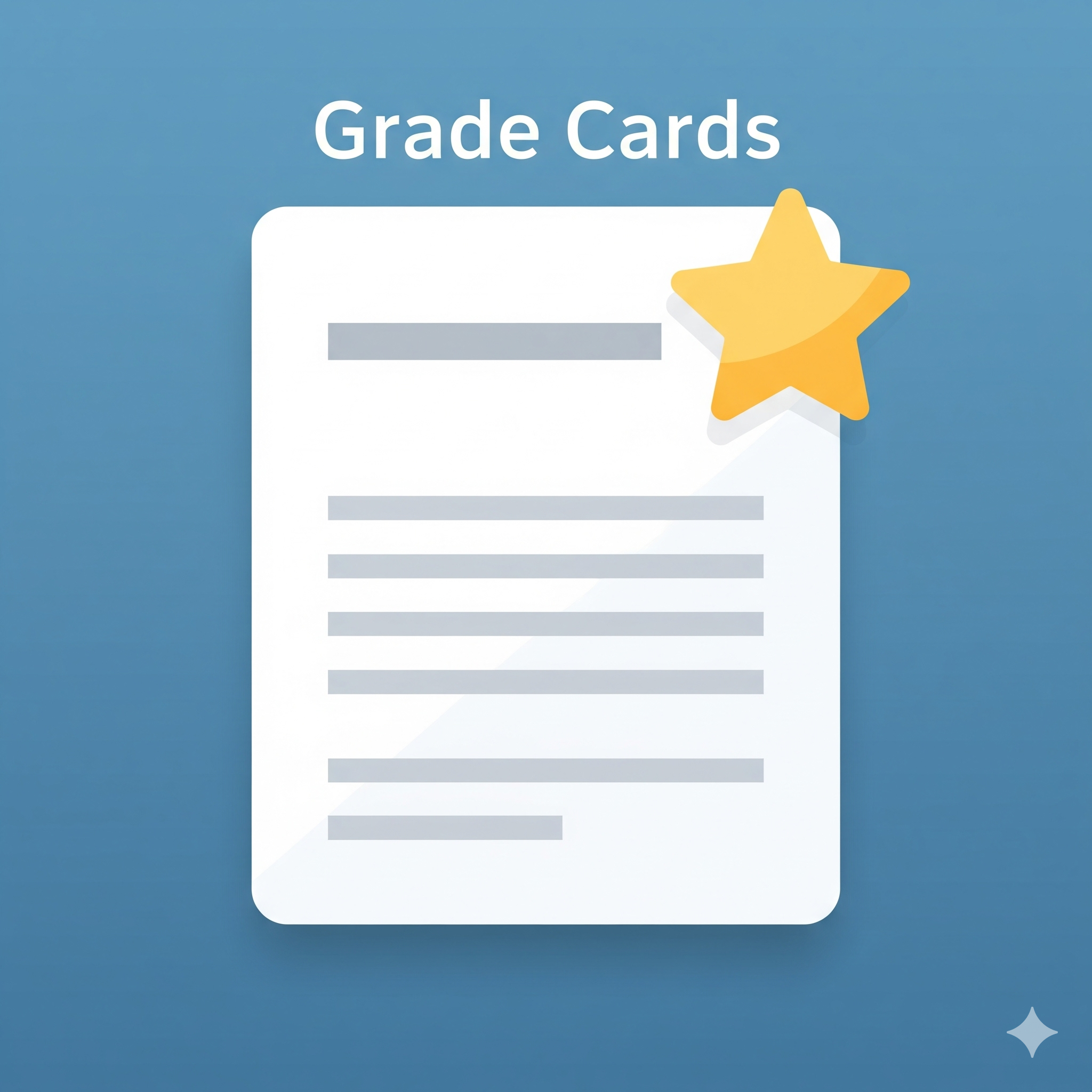 Grade Cards